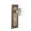 Mission Plate with Decorative Keyhole and Waldorf Door Knob