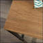 Console, finition brune