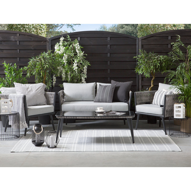 Schwartz 4 Seater Rattan Sofa Set