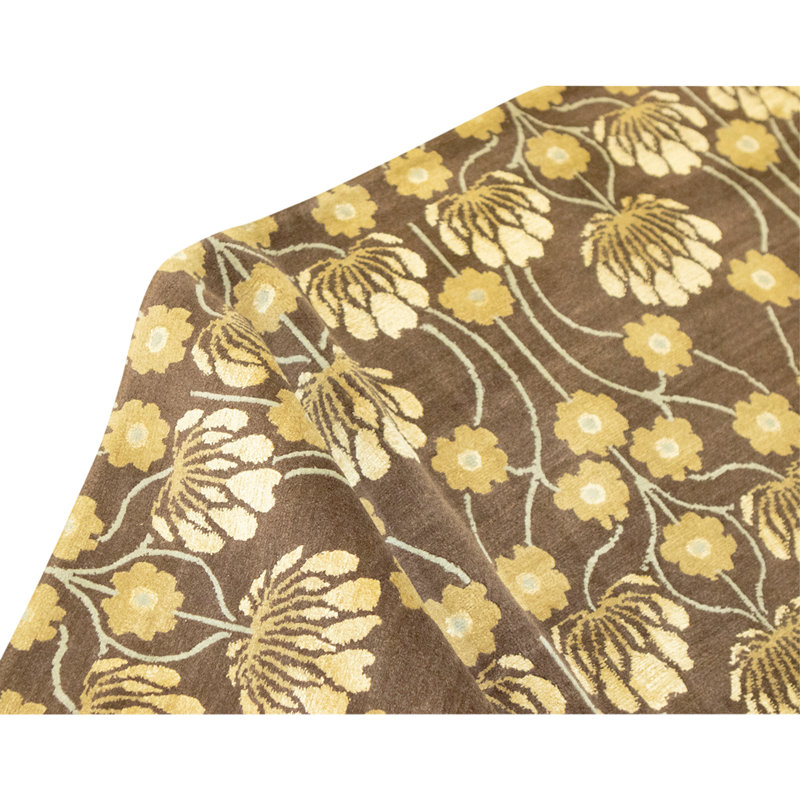 Hand Knotted Area Rug in Fawn