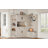Multifunctional Left-Right Combination Hall Cabinet (Can Be Used Separately) With Storage And 4 Hooks, Storage Cabinet/ Hall Tree 2 In 1 For Living Room, Kitchen And Hallway-1492761192