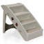 Tucker Murphy Pet ™ 4 marches pour chien pliant avec rail latéral sécuritaire pour l'intérieur et l'extérieur beige-689918480