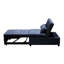 Lit pliant gris foncé - multifonctionnel pour tous les usages. Gain de place et utilisateur. Ergonomique, sécuritaire. Appliquée comme table à thé, fauteuil, lit simple. Produit choisi. 14,56 po Hauteur du colis chaque
