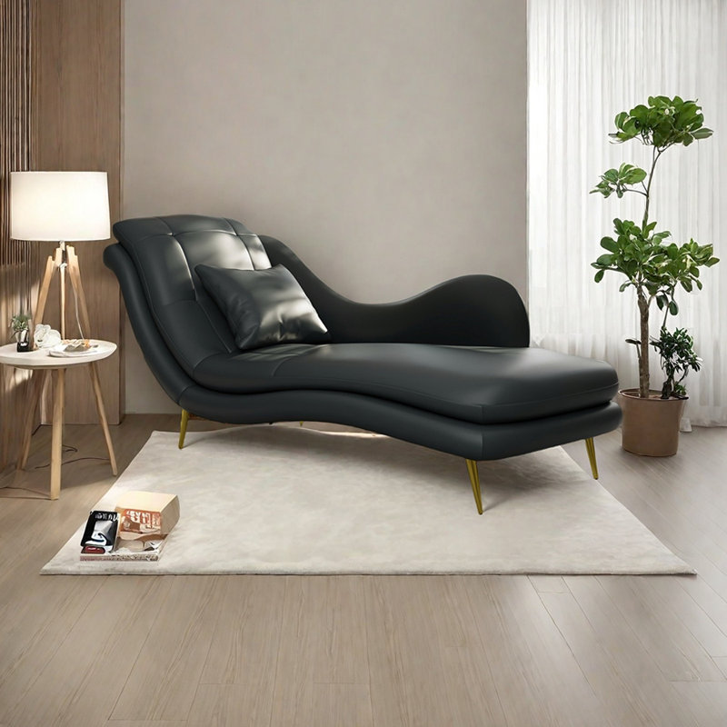 Chaise longue Robichaux , Marine, Orienté à gauche (vu de face)
