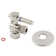 Kingston Brass Concord 1/2-Inch FIP x 3/8-Inch OD Comp Quarter-Turn Angle Stop Valve with Flange