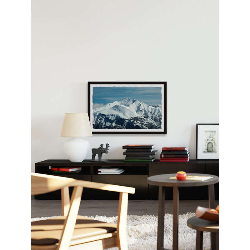 Snow-Capped Mountains - Single Picture Frame Print, 41cm H x 61cm W