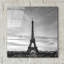 «Paris - Eiffel Tower - Black & White» par Epic Portfolio, art mural en verre acrylique-1889798947