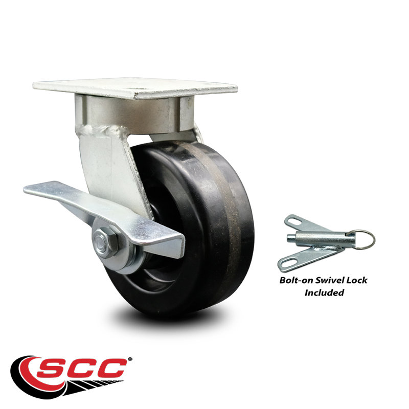 Kingpinless Phenolic Swivel Caster