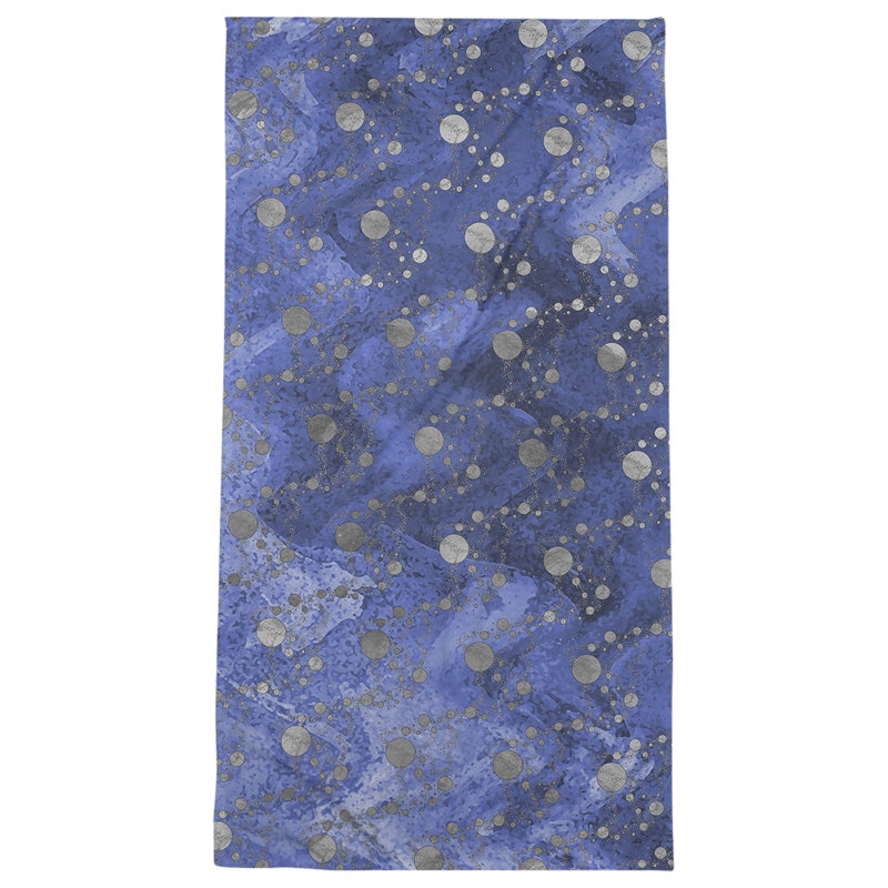 Serviette de bain Planets and Stars, bleu