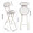 2PCS Folding Stool  High Chairs-159089873