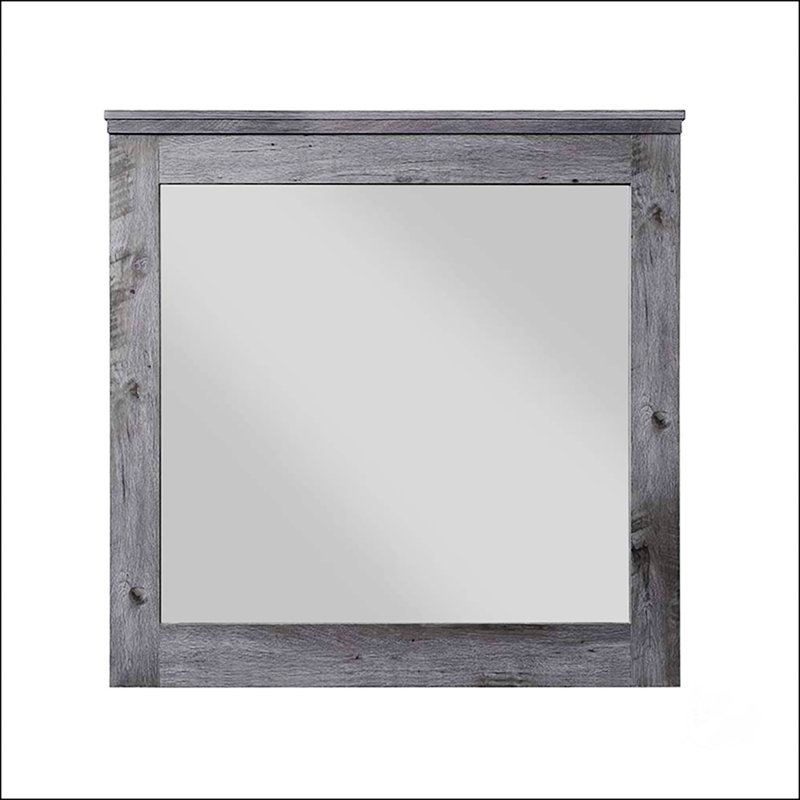 Miroir exquis au fini rustique pour la décoration intérieure, ajoutant une touche de sophistication et de polyvalence à tout espace intérieur.