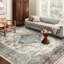 Tapis lavable antidérapant rétro de style bohémien rétro pour salon, cuisine, chambre à coucher, salon, fleur-1449357107