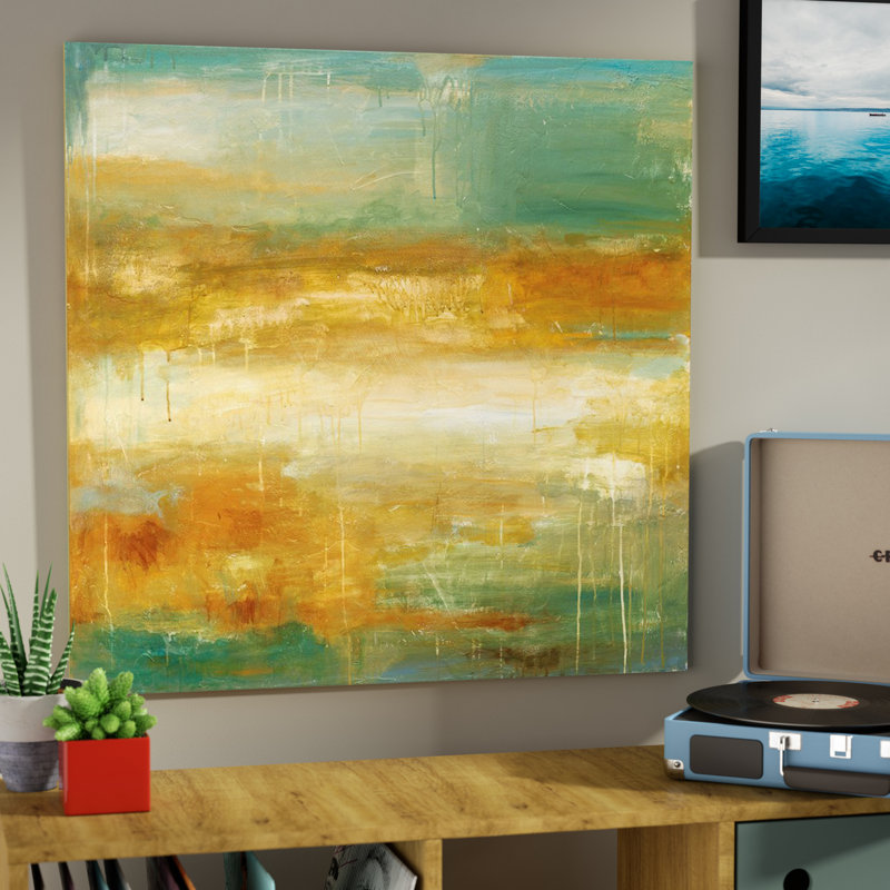 «Golden Poss Possibles» par Wani Pasion - Impression sur toile tendue avec châssis, H 48 po x l 48 po x P 1,5 po