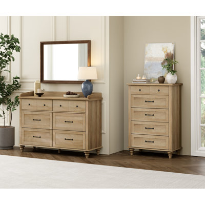 2 Piece Dresser Set - -Include One 5 Drawer Dresser & One 6 Drawer Dresser by One Allium Way