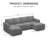 Rafael 4-Seater Modular Sofa Couch Upholstered Storage Sectional Sofa-340759060