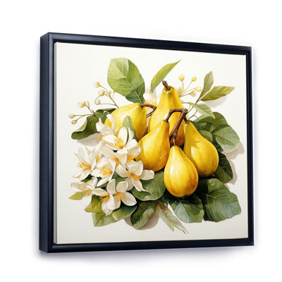 Vibrant Pears, reproduction d'art sur toile