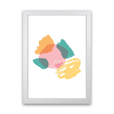 Mismatch Pink And Teal by Pixy Paper - Print