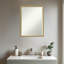Miroir mural de salle de bain incliné en bois doré et biseauté Incline-118340225-120835491