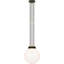 Cavill 12" Pendant with White Glass-232875792