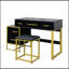 Ensemble de coiffeuse avec miroir, commode avec table de chevet et 4 tiroirs-563604431