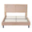 Lit moelleux simple et moderne avec dossier confortable et cadre en bois stable pour les chambres confortables-12899511-12899510