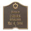 Penn 4-Line Wall Address Plaque-236238543