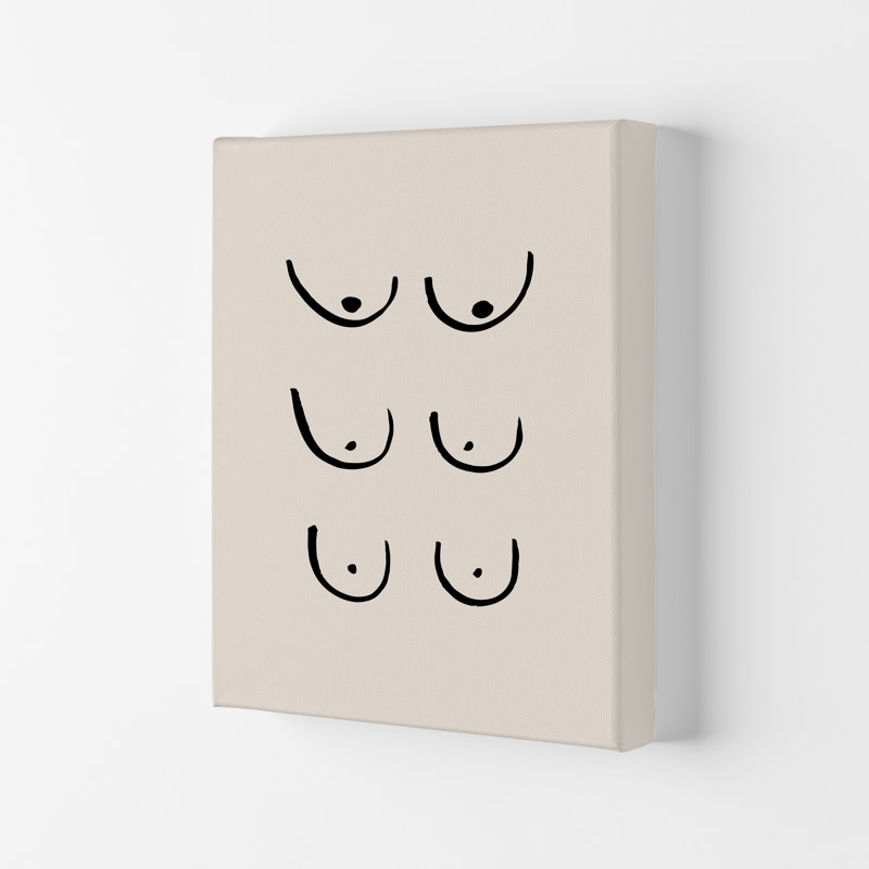 Boobs Triple by Planeta444 - Print, No Framed, 42cm H x 30cm W x 1cm D