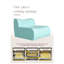 Canapé dans une boîte, canapé à 2 places en mousse à mémoire de forme, canapé à compression moderne avec siège profond, aucun assemblage requis, canapé pour salon-910470482-910470510-910470505