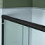 Porte de douche double coulissante WOODBRIDGE de 44 à 48 po de largeur x 72 po de hauteur avec verre trempé transparent de 5/16 po (8 mm)