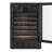 Cosmo Lumin Collection 24 In. 52-bottle Single Zone Compressor Wine Cooler, Digital Controls, Led Lighting, Matte Black