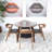 Ellisville 4 - Person Solid Wood Top Four Leg Dining Set-1671941576-1671941579