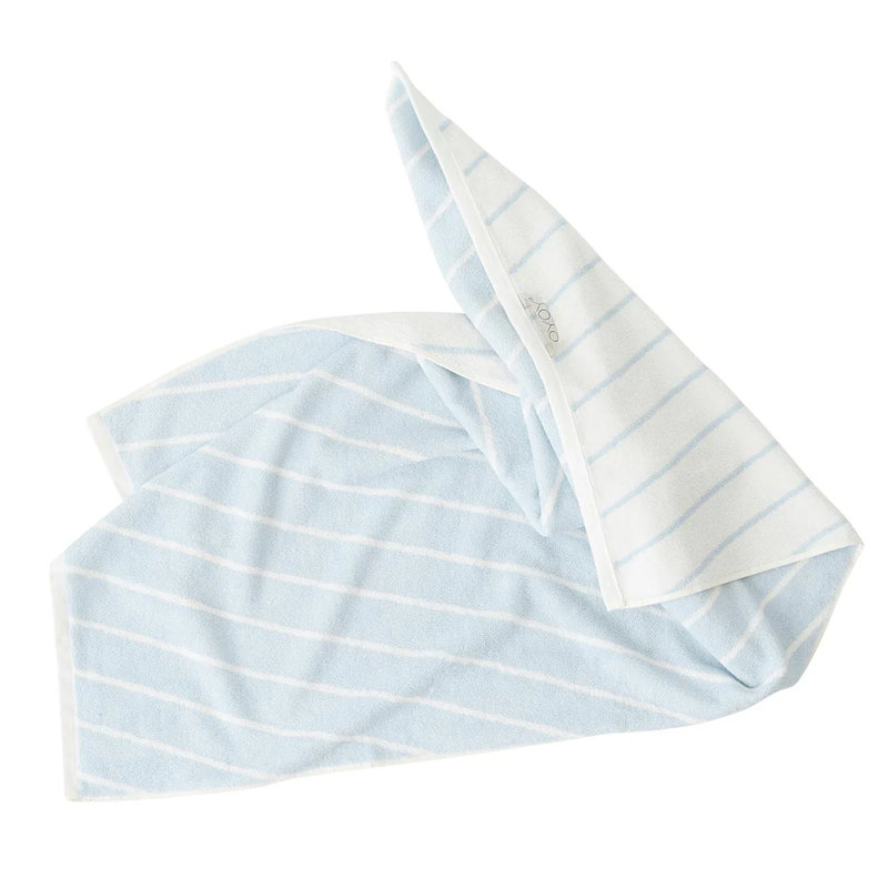 Raita Bath Towel, Cloud/Ice Blue