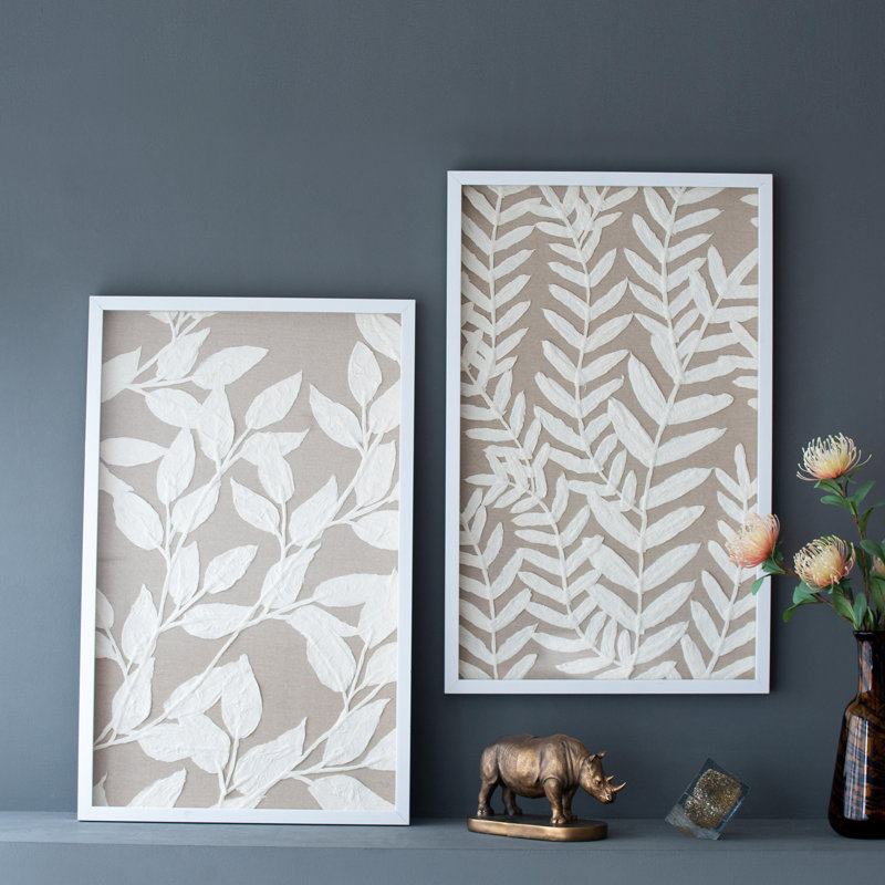 Décoration murale S / 2 Shadow Box, 19,5 x 1 x 31,5 po