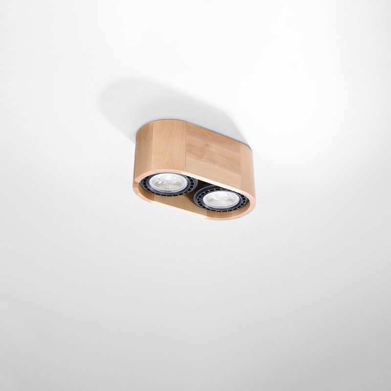Solid Wood Flush Mount