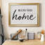 «Bless This Home», toile encadrée de qualité supérieure - prête à être accrochée-340166081-340166082