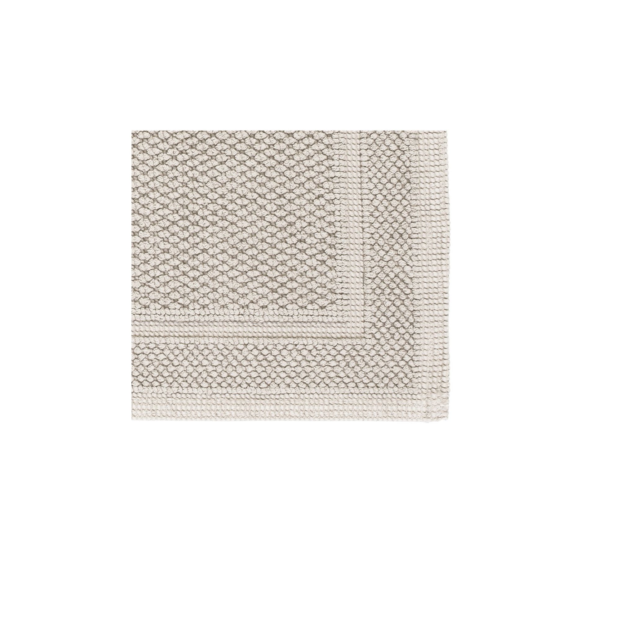 Tanglewood Cotton Non-Slip Bath Rug, Marble Tan