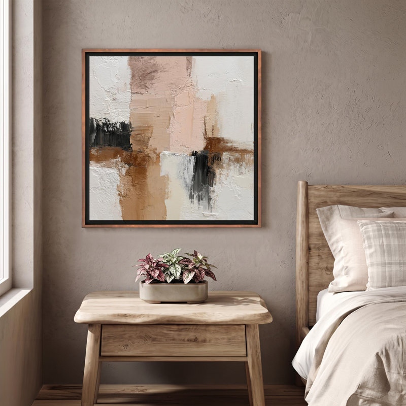 Blush and Earth, 26" H x 26" W