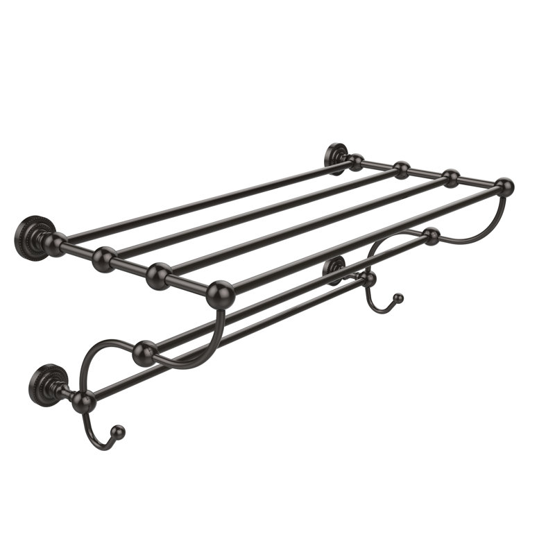 Marchmont Metal Bracket Shelf, Oil Rubbed Bronze, 12" H x 24" W x 14" D