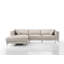 Canapé modulaire en cuir véritable de 120 po Alaga-1238760880-1238752191