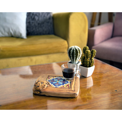 Homeware Wood Round 1 Piece Coaster