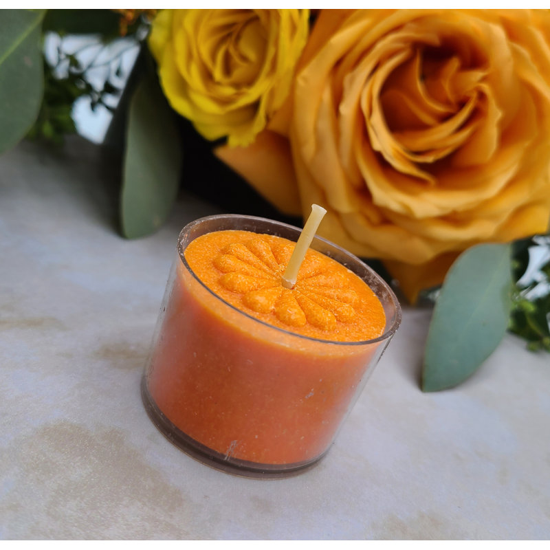 Bougies chauffe-plat Elyon, Orange