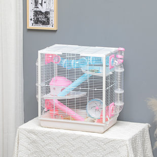 Archie & Oscar Ferplast Hamster Cage Combi 1 White 40.5 x 29.5 x 22.5cm ...