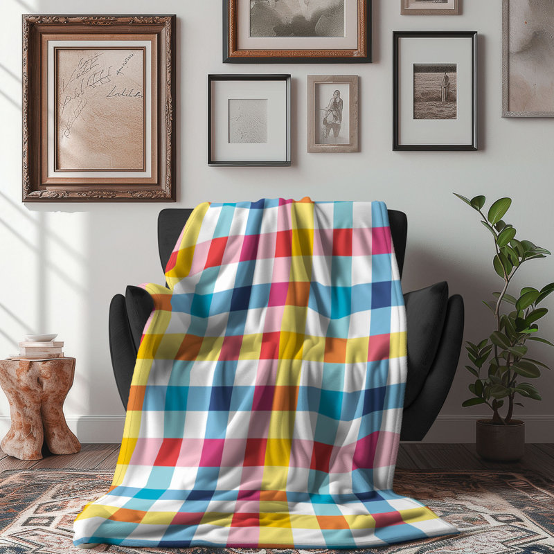 Motif lumineux - couverture Sherpa de qualité supérieure 1 pièce, L 50 po x L 60 po