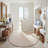 Kiki Jute/Sisal Marble/Linen Area Rug-548778686