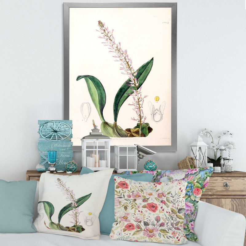 Vintage London Plants V - peinture sur toile, H 20 po x l 12 po x P 1po, Cadre photo argenté