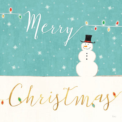 Underlined Christmas I by Veronique Charron - Wrapped Canvas Print