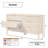 Ardin 6 Drawer Solid Wood Natural Dresser-335321842
