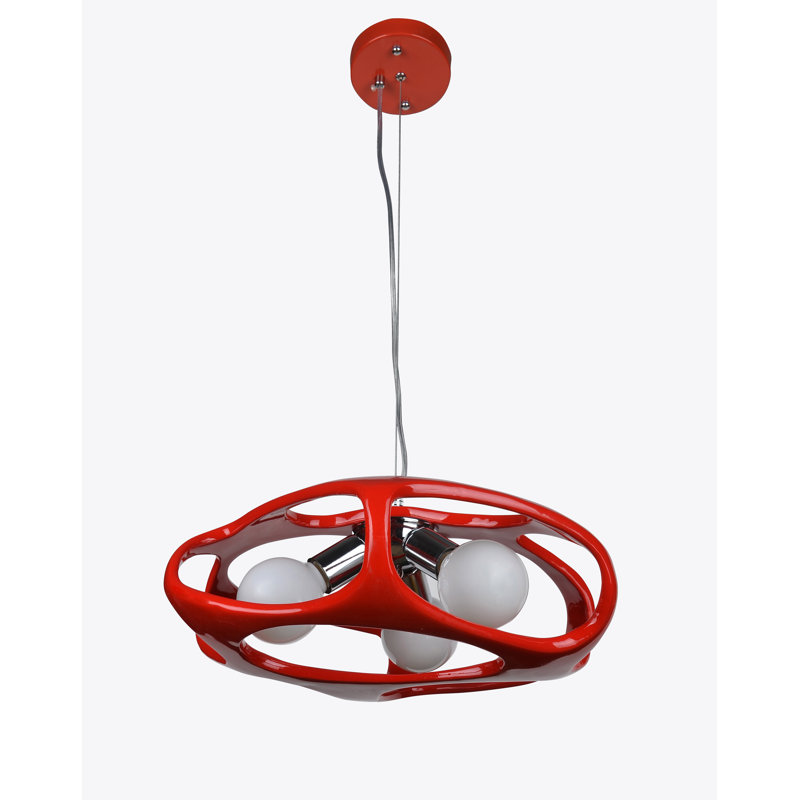 Krystal 3 - Light Pendant, Red