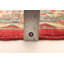 Tapis rouge en laine noué à la main de conception unique 6 pi 5 po x 10 pi 2 po Hearsh New Age