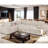 120" U-shaped Chenille sectional sofa with side table USB A/Typc C Pull out Sleeper Sofa with Storage Chaise-1584411549